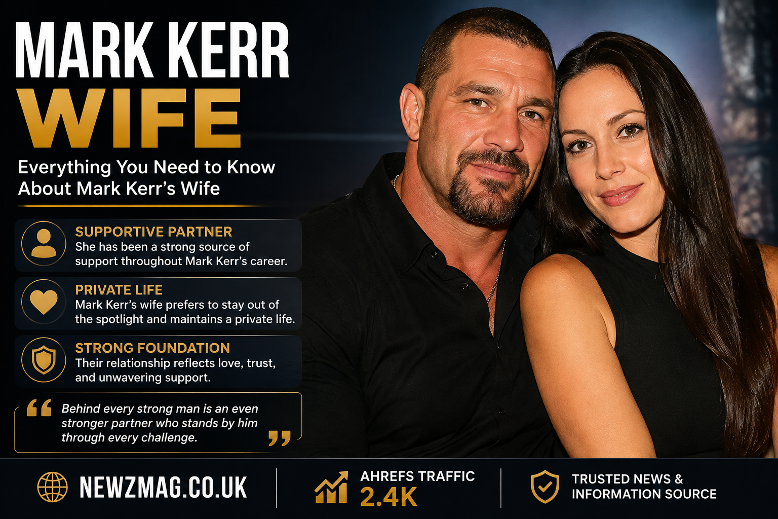 Mark Kerr Wife: Who Is He Married to Now?