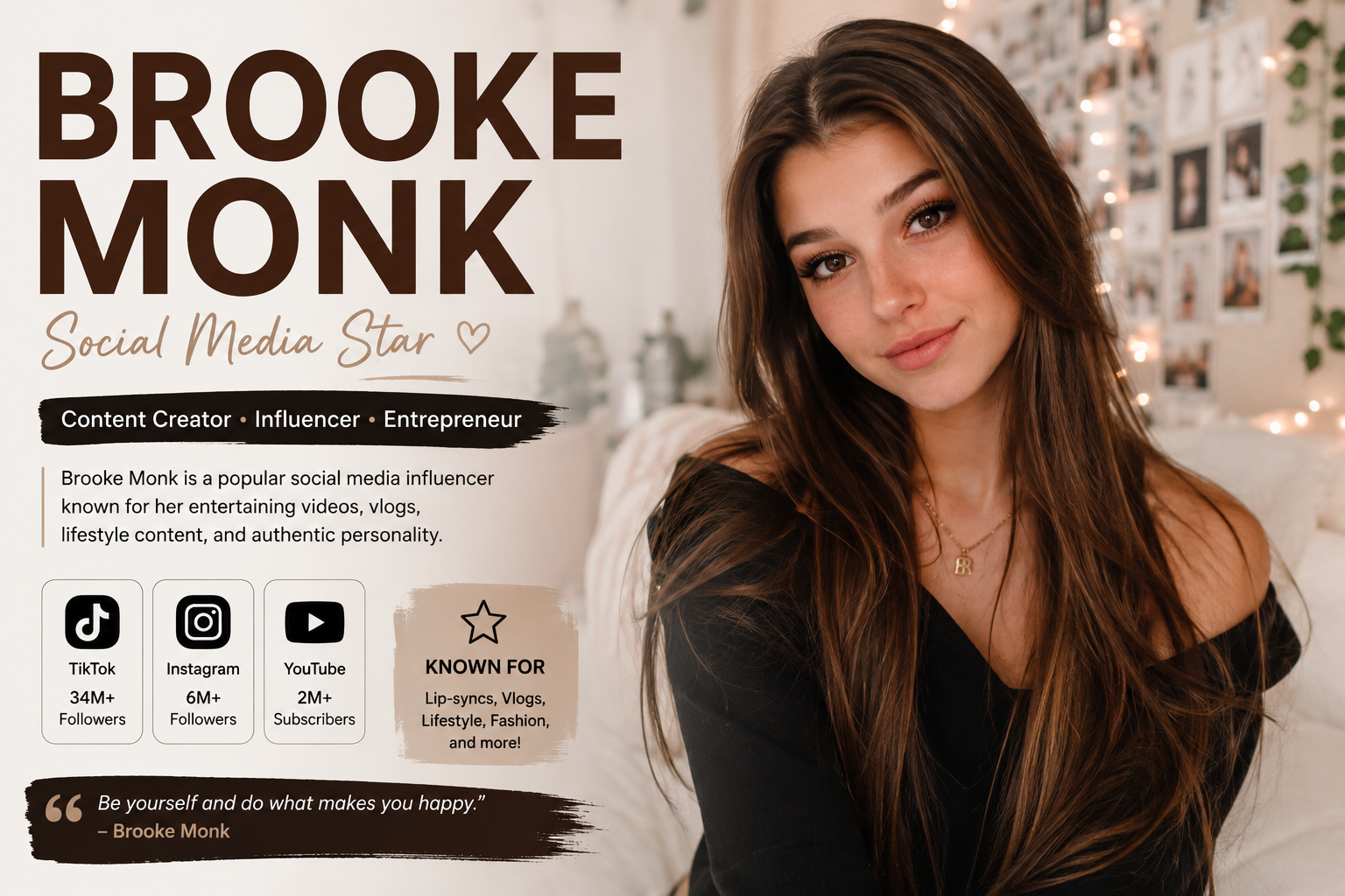 Brooke Monk: Biography, Age, Career, Boyfriend, Net Worth & More
