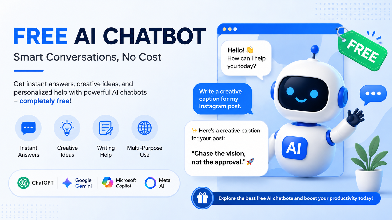 Free AI Chatbot: 12 Best Free AI Chatbots You Can Use in 2026