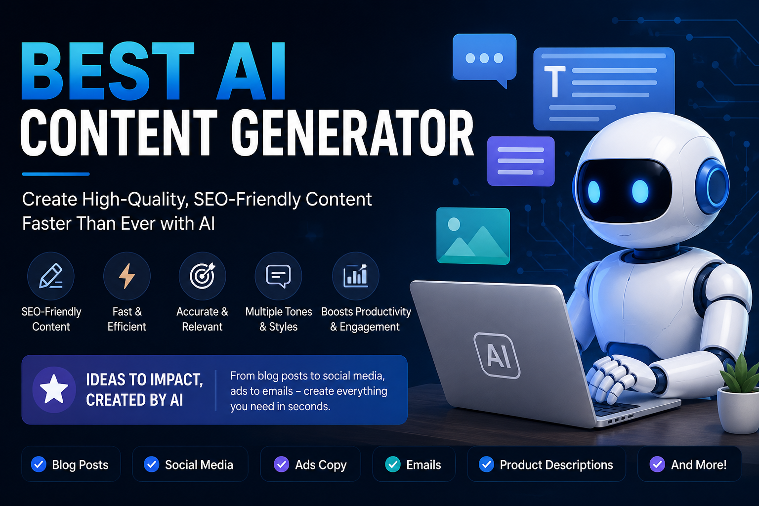 Best AI Content Generators in 2026: 10 Tools for Better Content